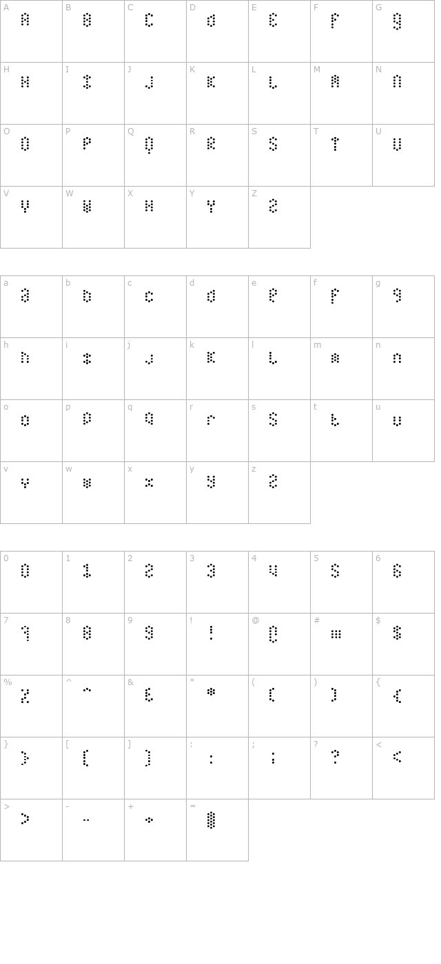 honey Light character map