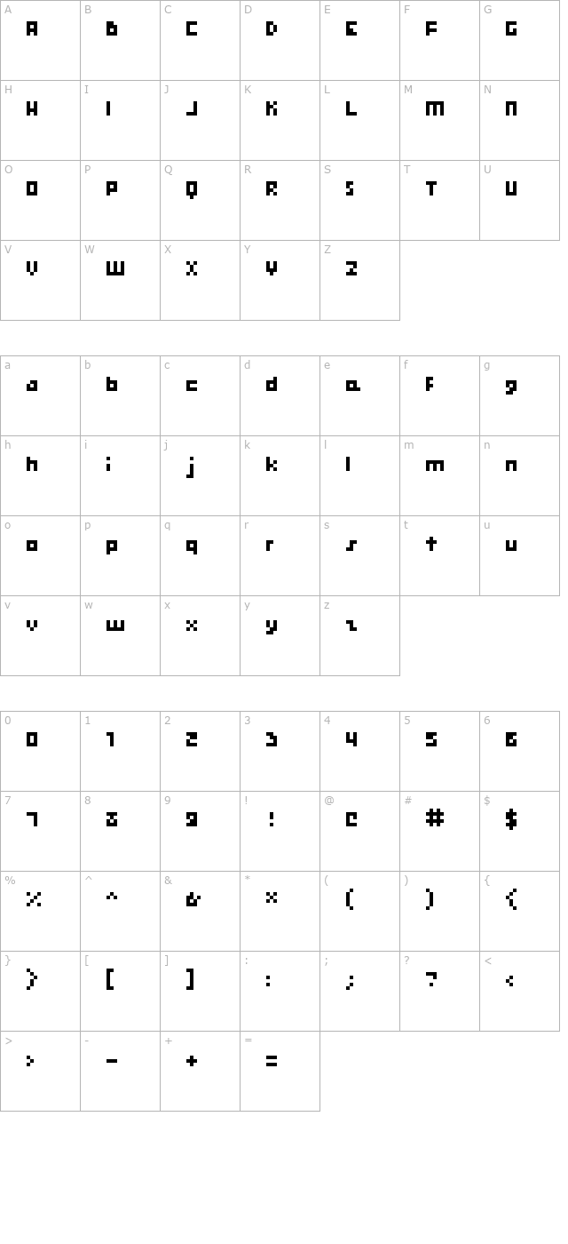 hooge-04-55 character map