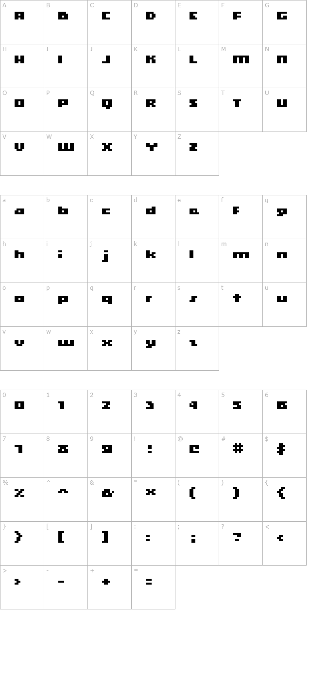 hooge-04-65 character map