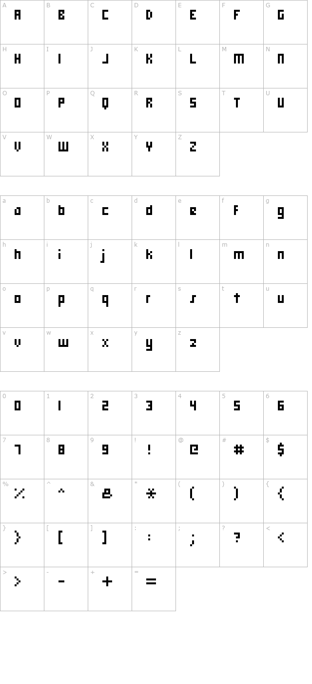 hooge-05-58 character map