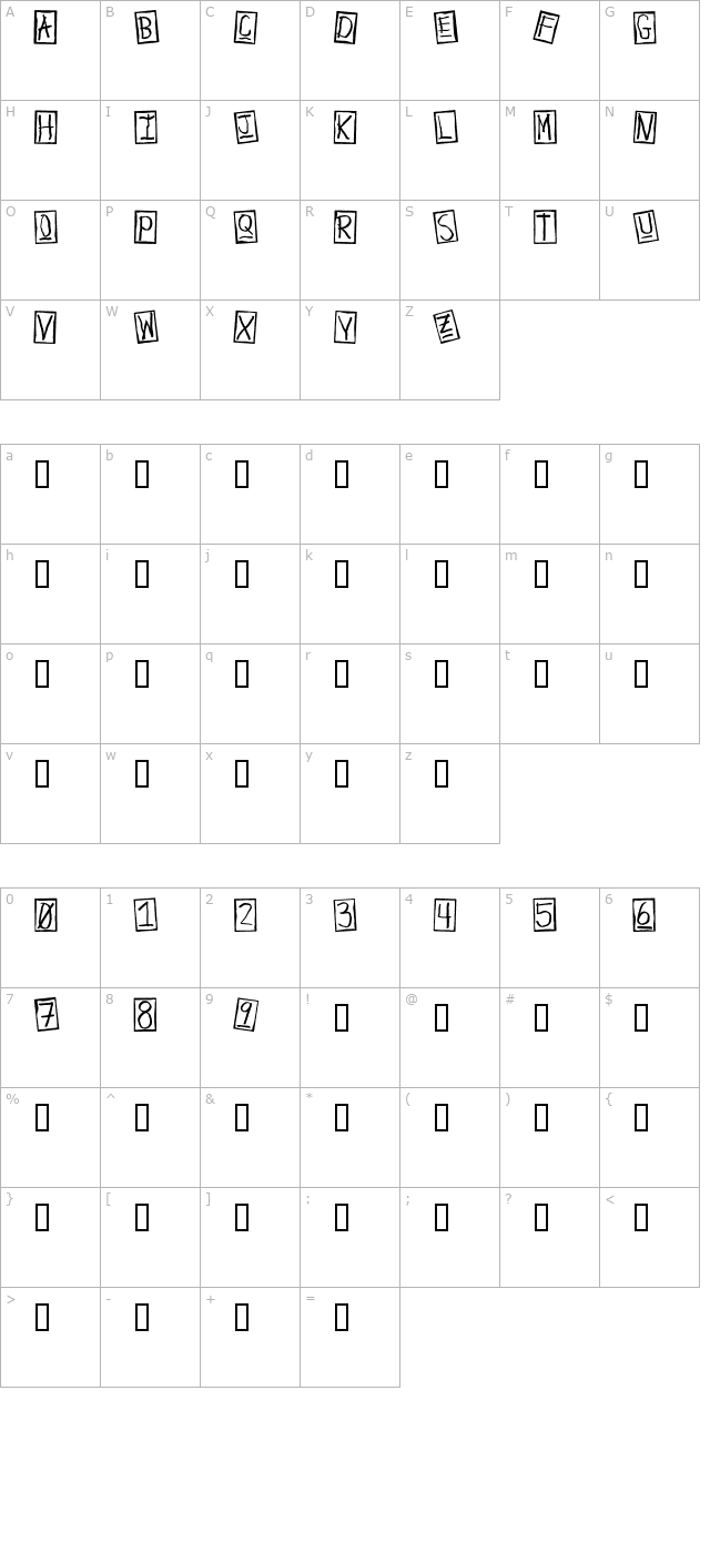 human-brown-eye character map