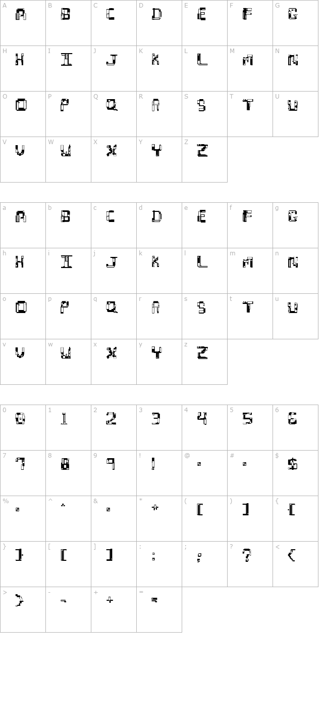 Hydrogen character map