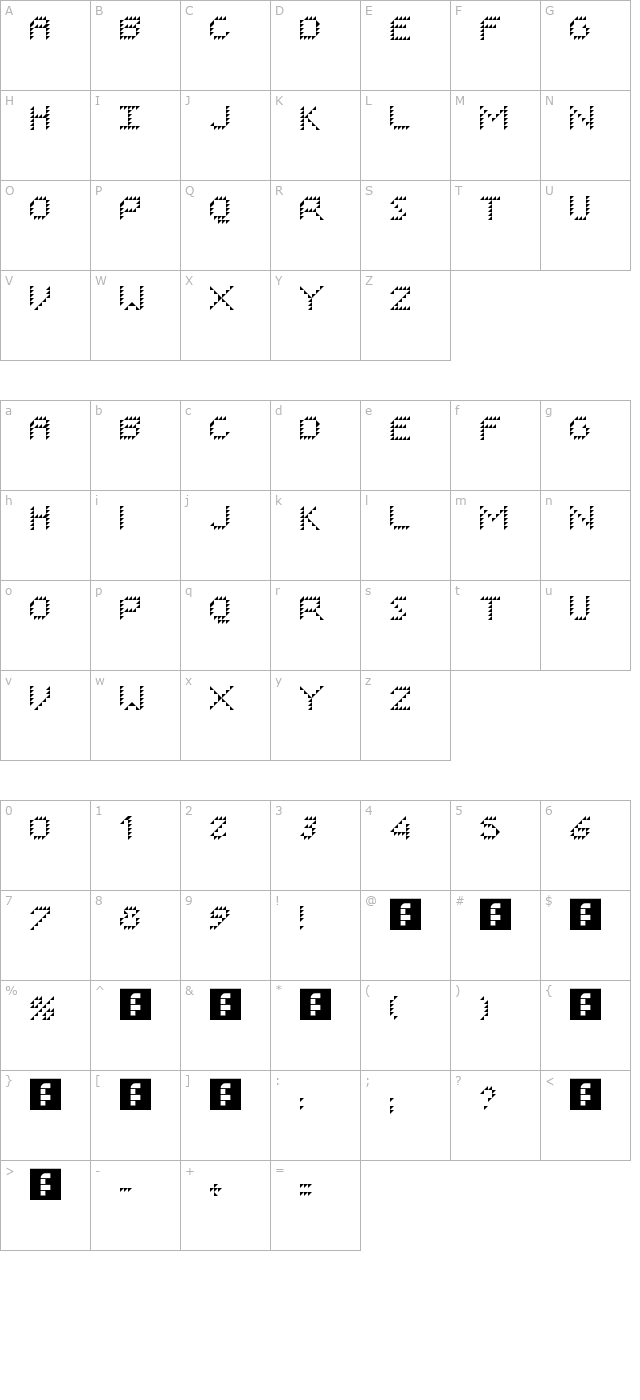 i-robot character map