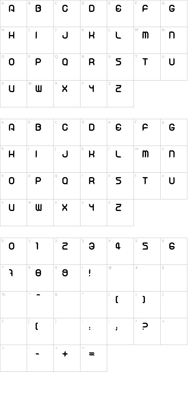 Ibiscus character map