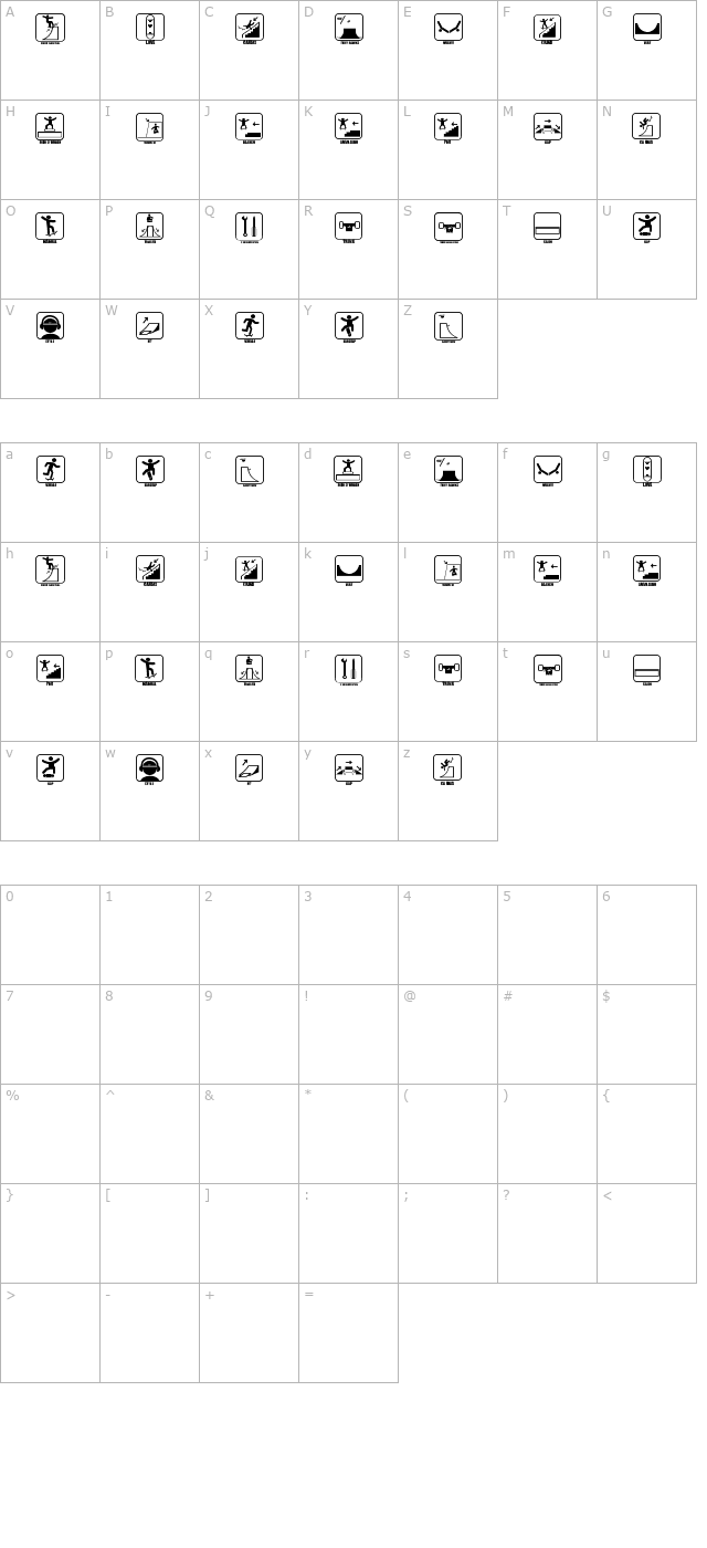 iconos-skate character map