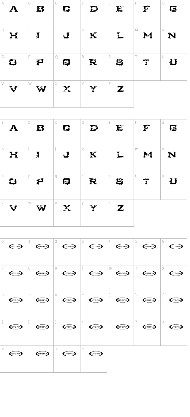 Ikarus Turbulence character map