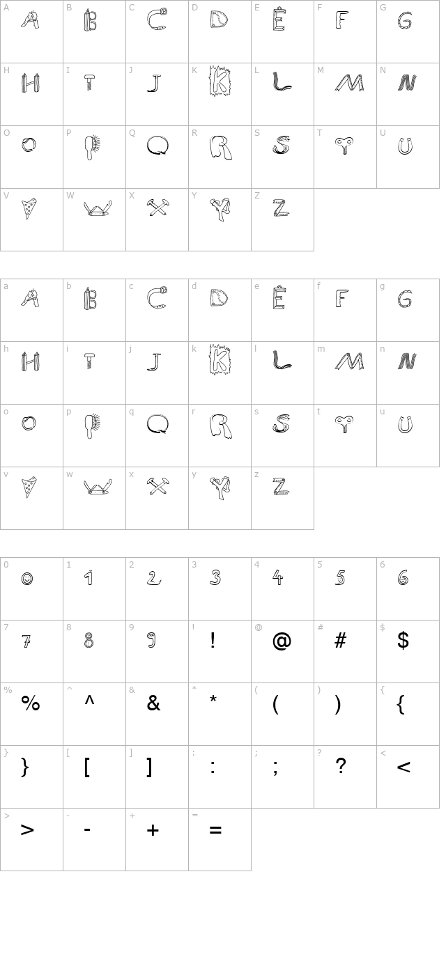 initial9-becker character map