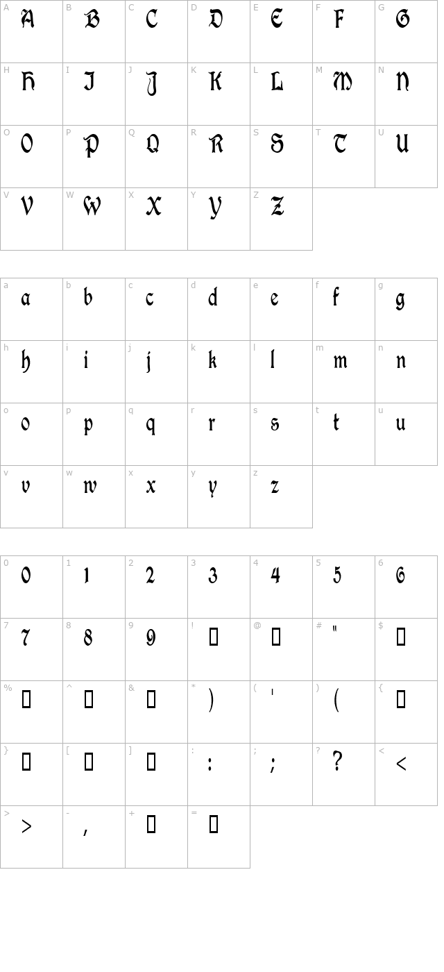 innkeepercondensed character map