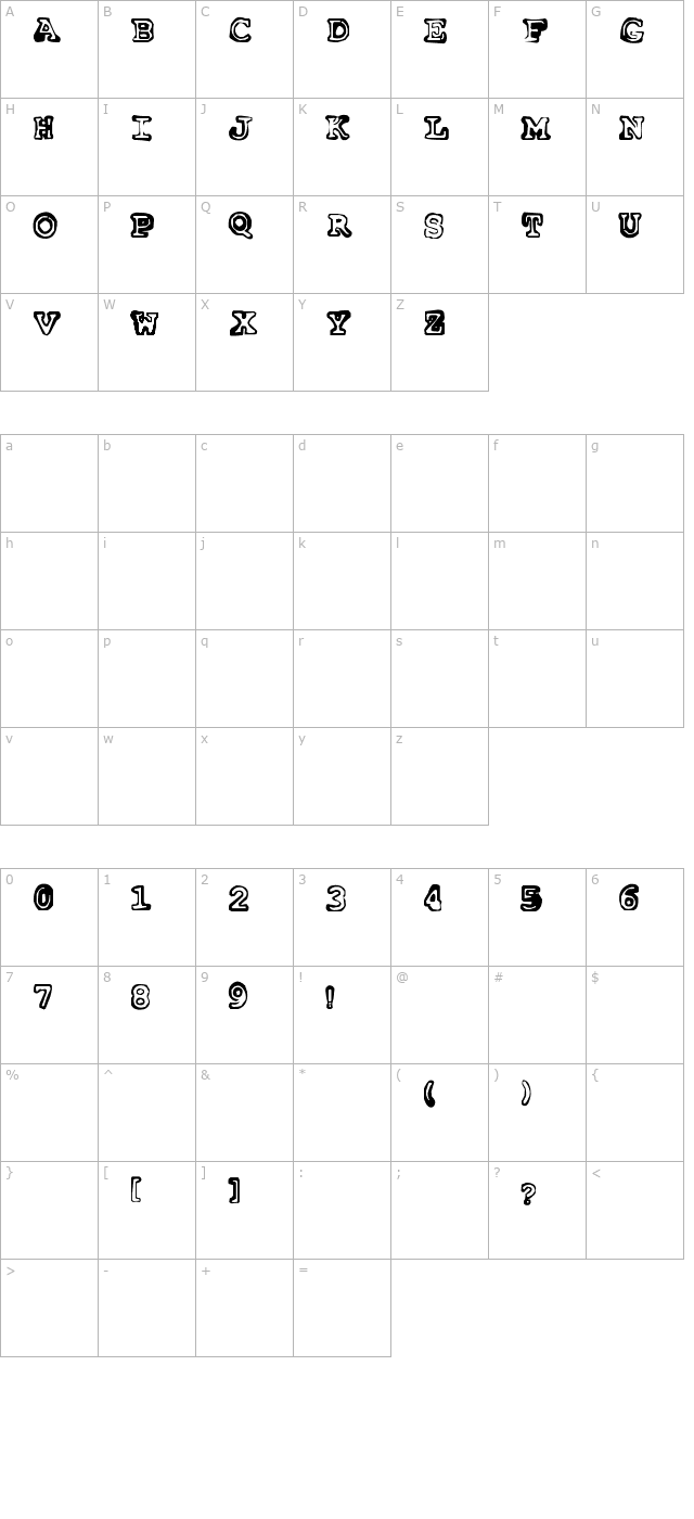 Insomnia (3am) character map