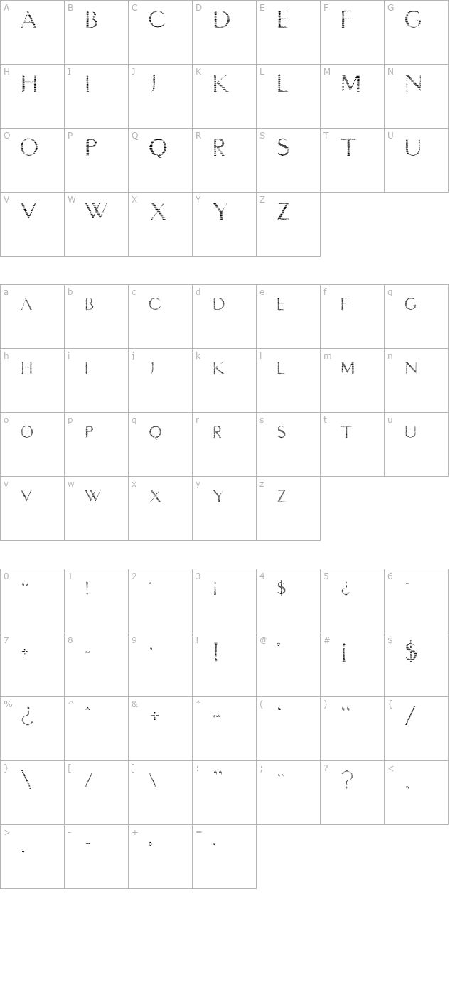 intimacy deux character map