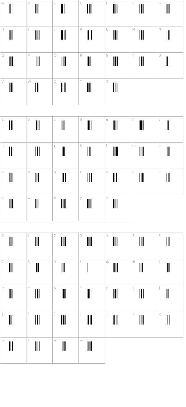 intp24dmtt character map