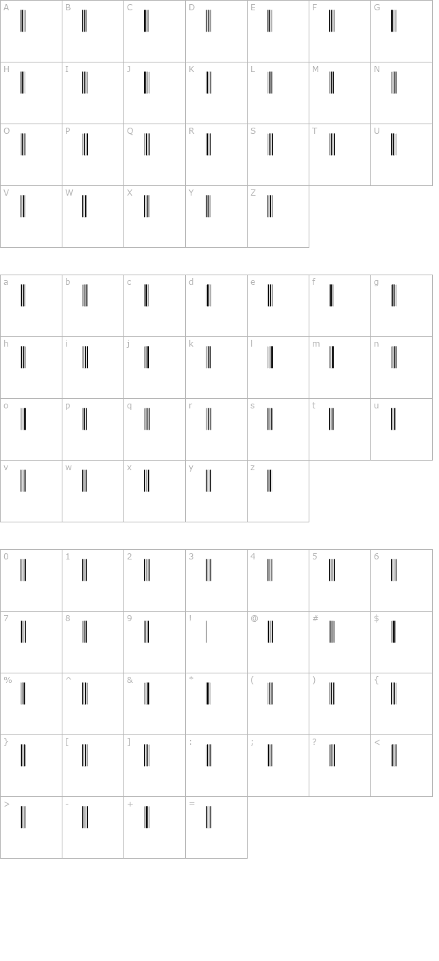 IntP48DmTt character map