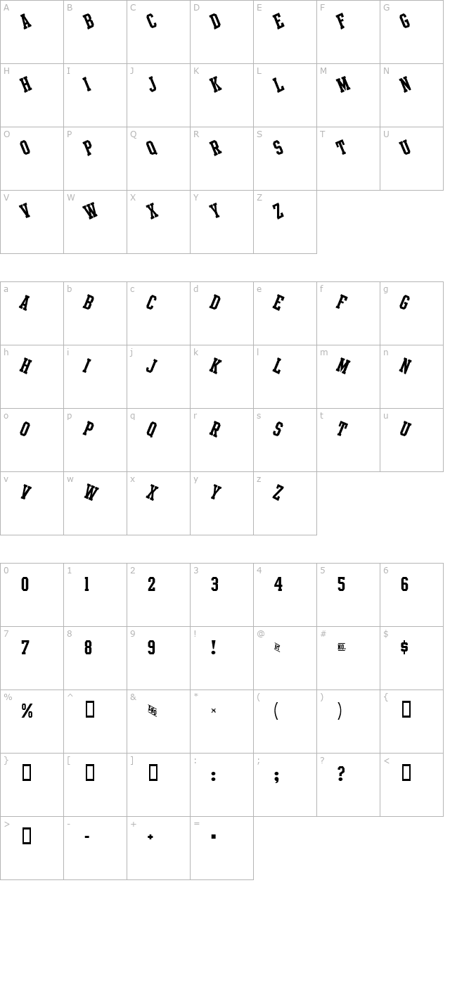 intramural-jumbled-jl character map