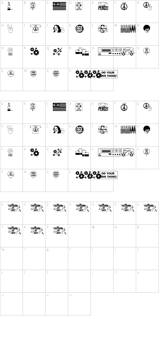 its-your-ding-jl character map