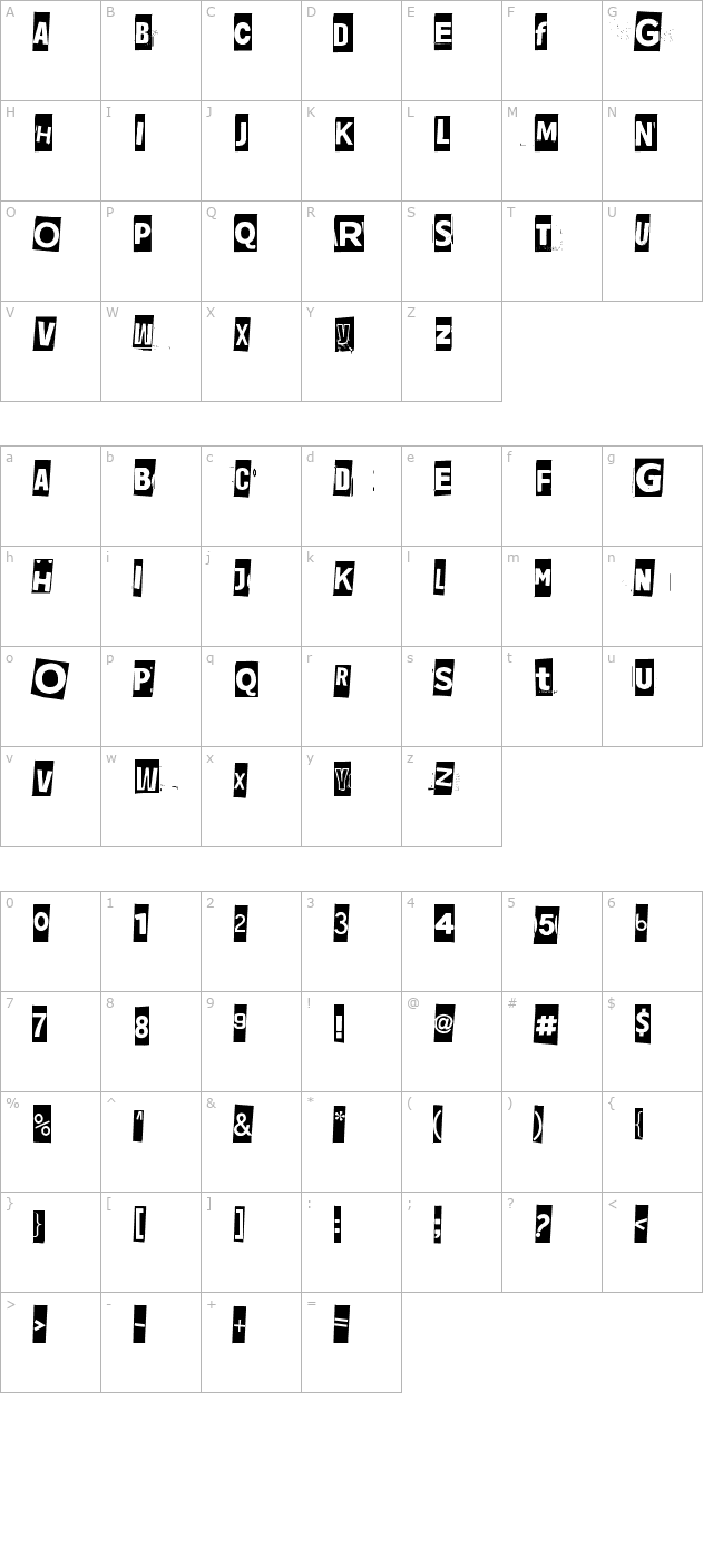 Jadefedgah[80] character map