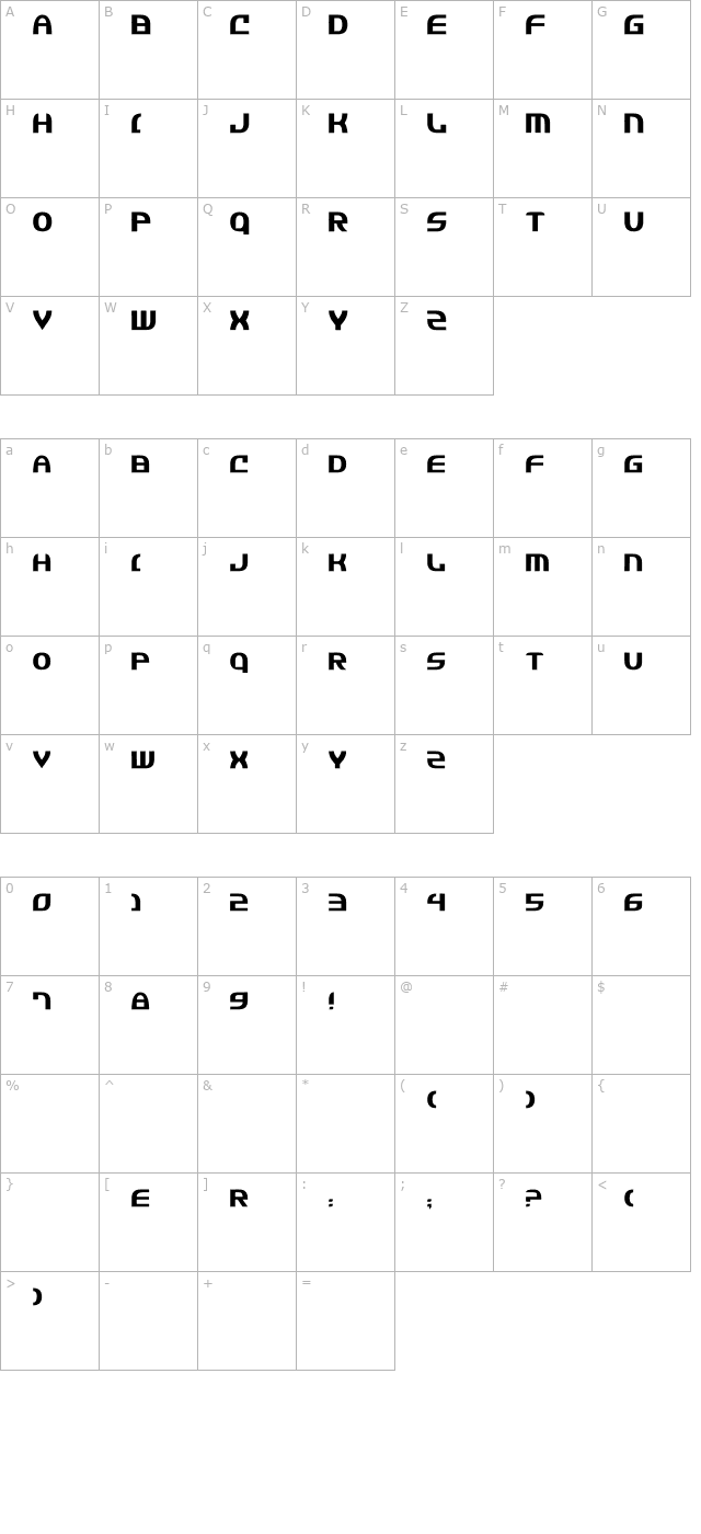 jannisaries character map