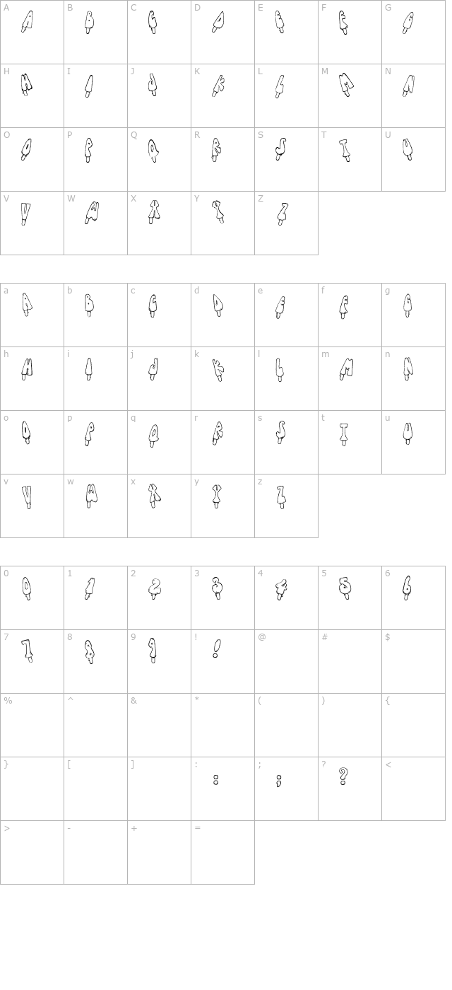 jennas-popsicles character map