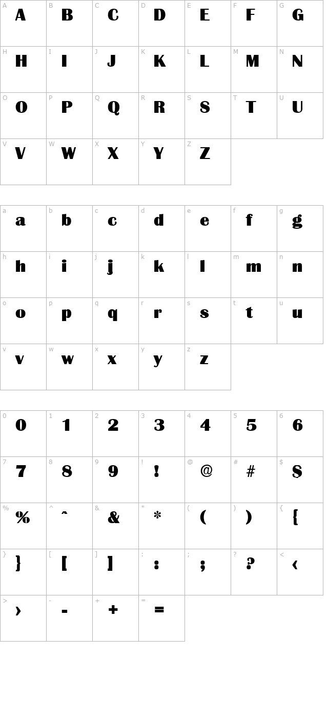 jessebecker-heavy character map