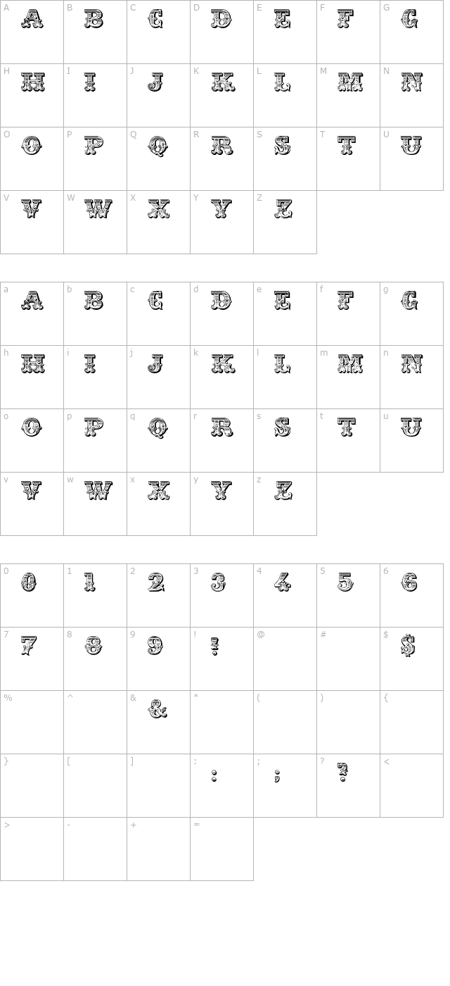 JF Ringmaster character map