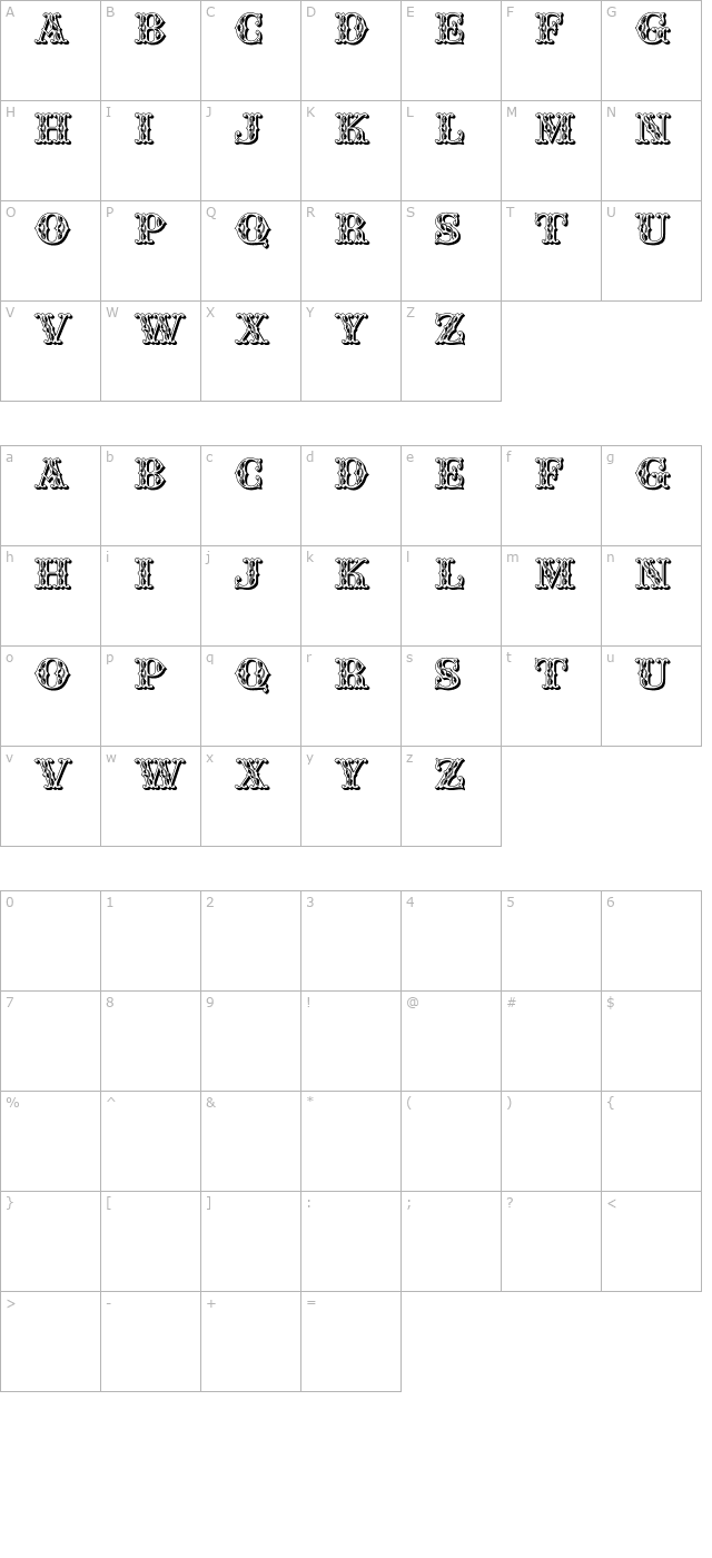 JFWinterFair character map