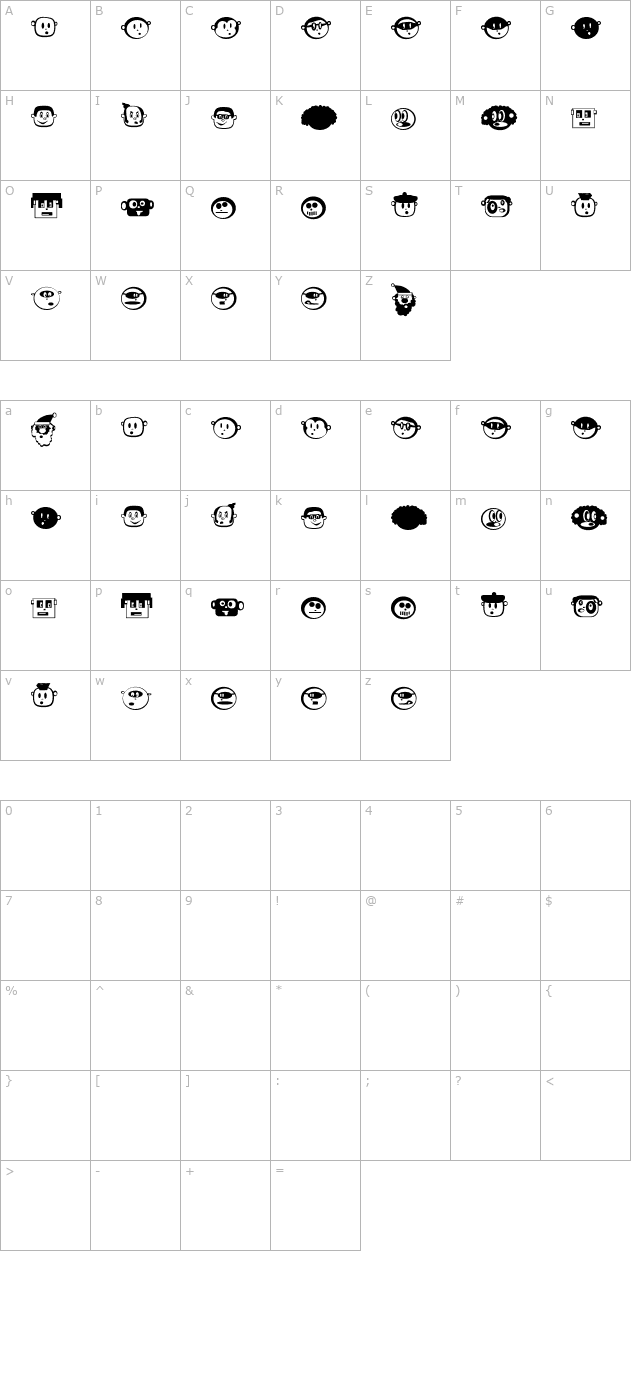 jinchi-1 character map