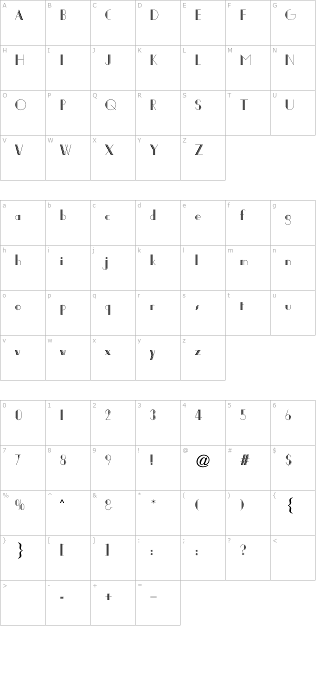 Joanna Solotype CG character map