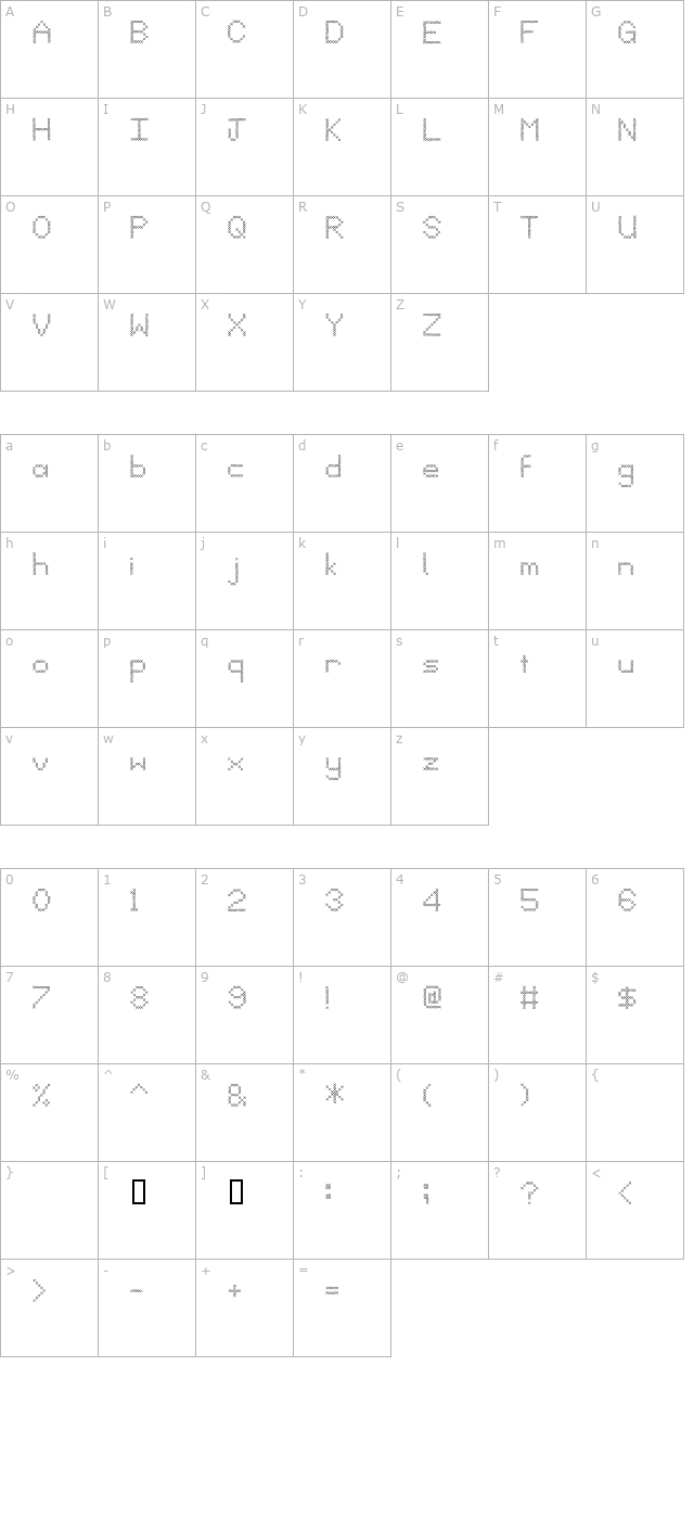 John 315 character map