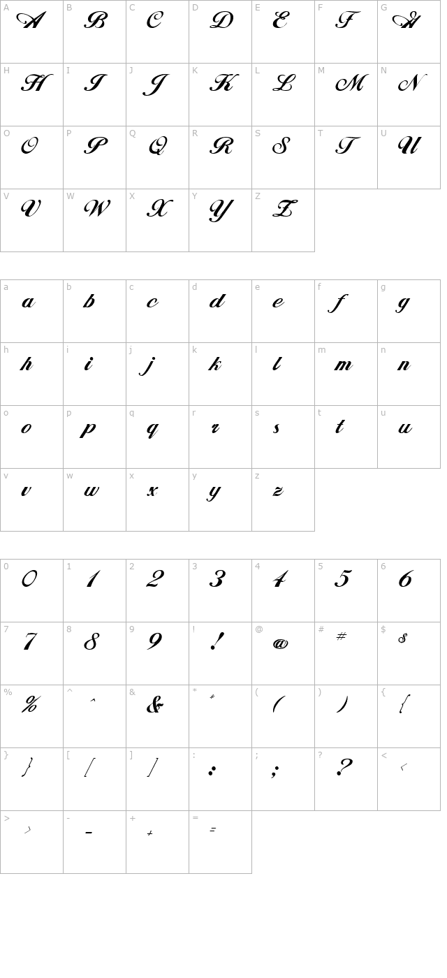 johnhancock character map