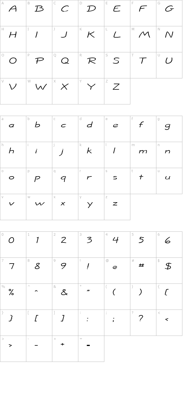 Jolt Extended Normal character map