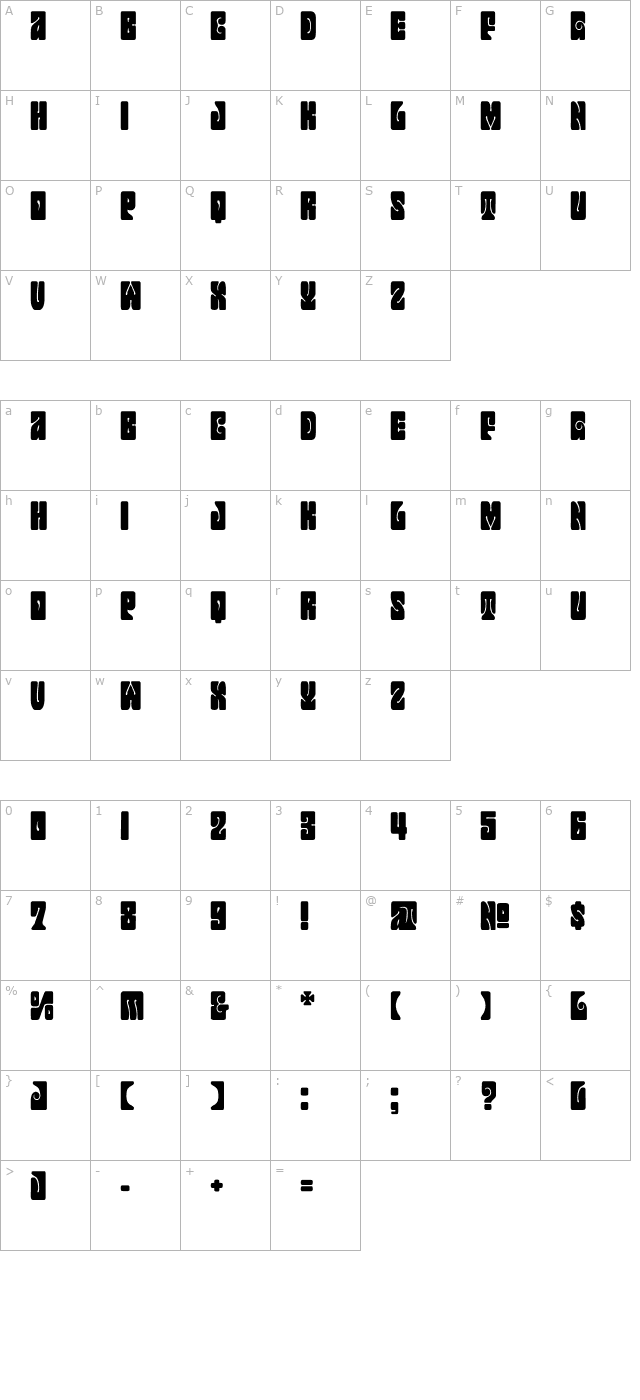 Jonah Black character map