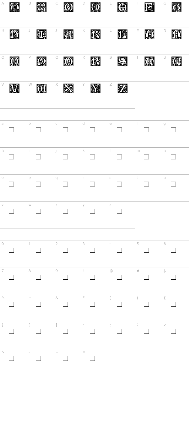 jongeleur character map