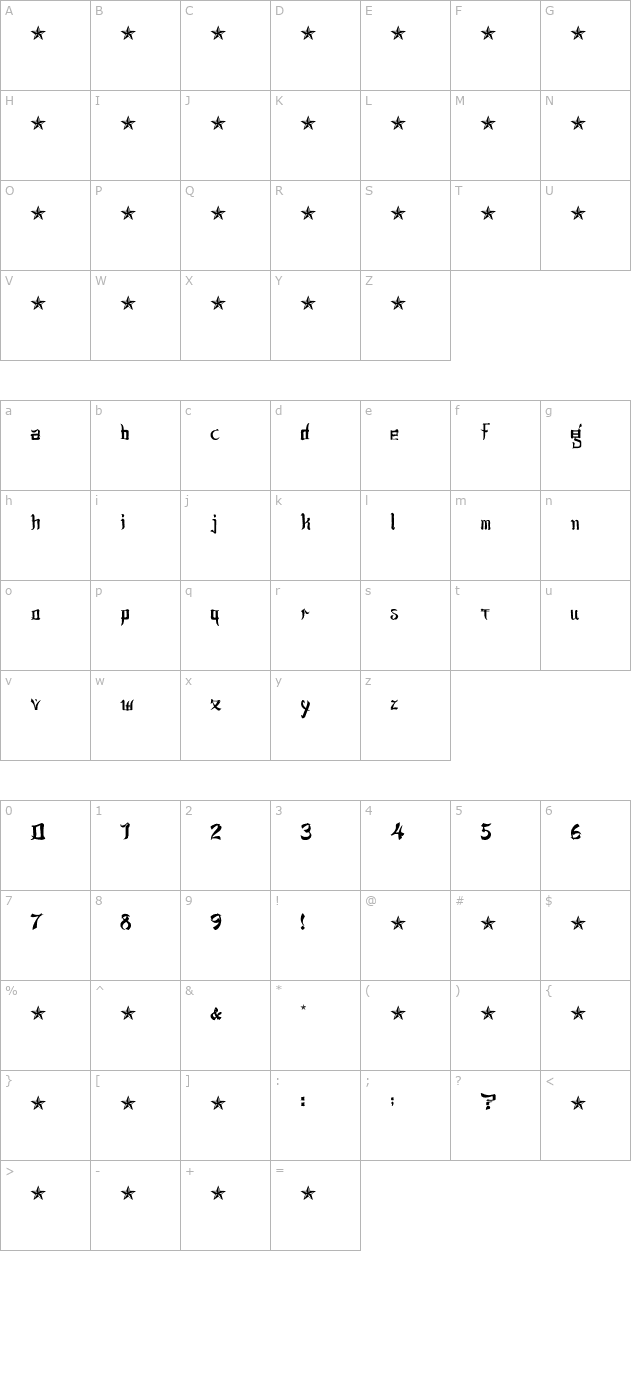 jsa lovechinese character map