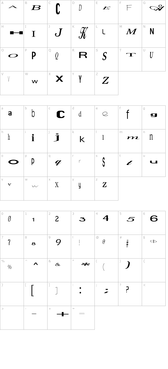 Jumbalaya Ex character map