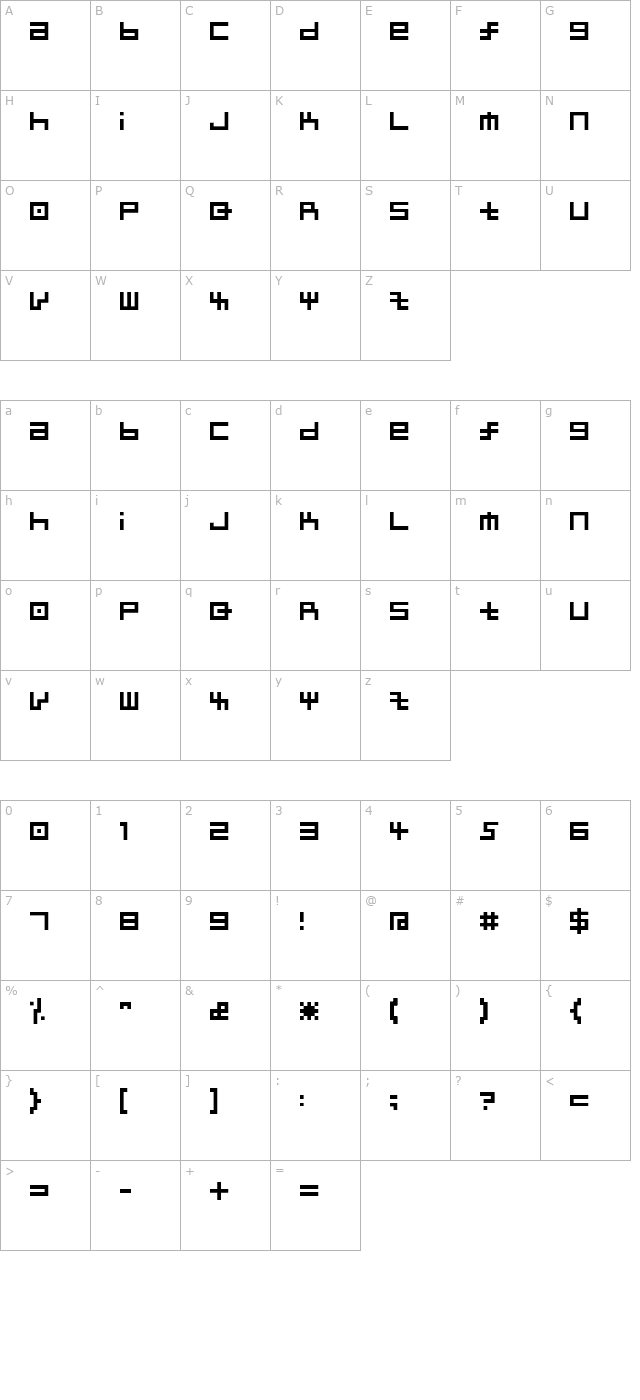 kairee character map