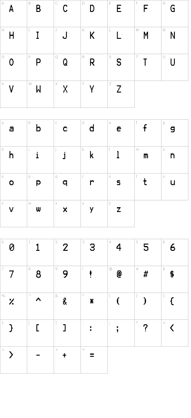 karma-suture character map