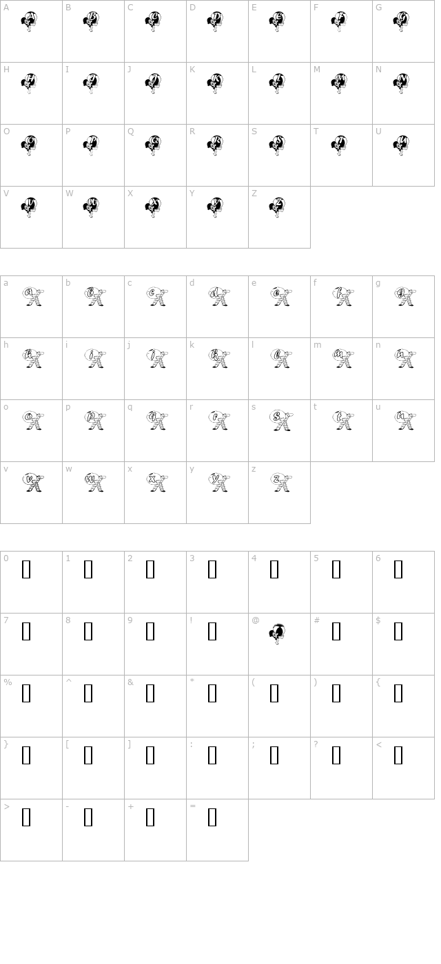 kg-beachball character map