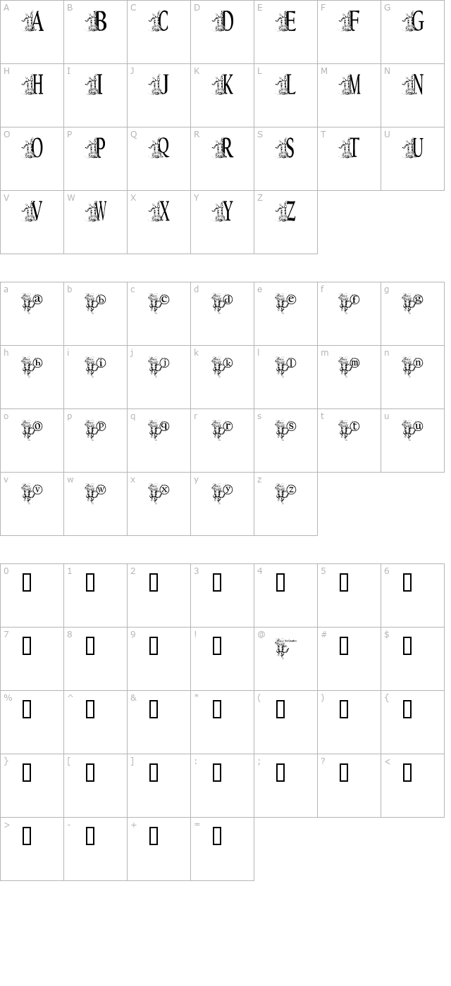 KGKATZ2 character map