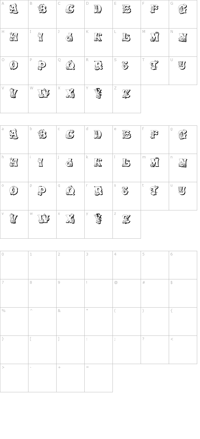 kitchen-kapers-ii character map