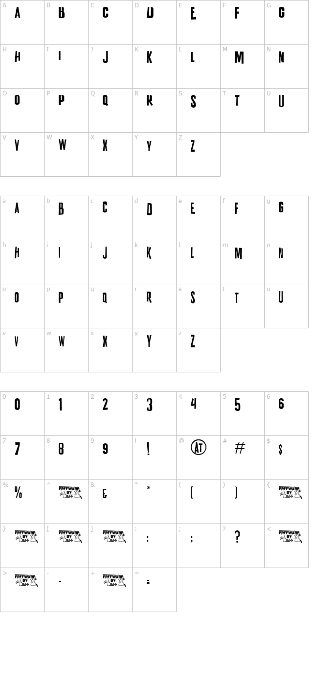 kp-duty-jl character map