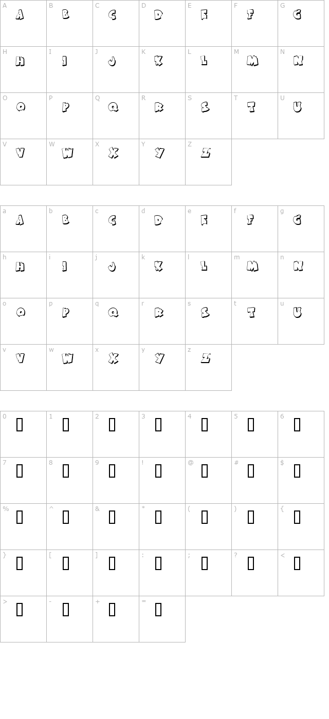 kr-bite-me character map