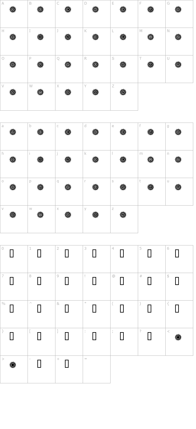 kr-blazing-sun character map