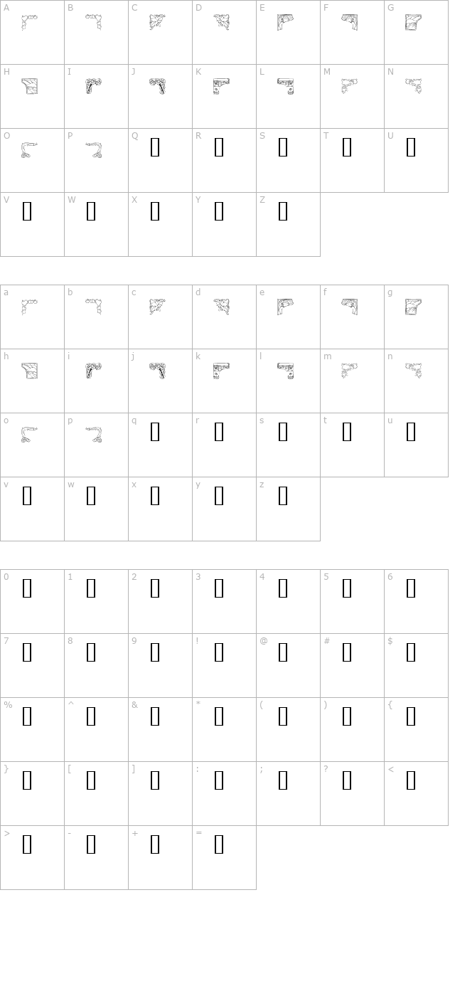 KR Corners 2 character map