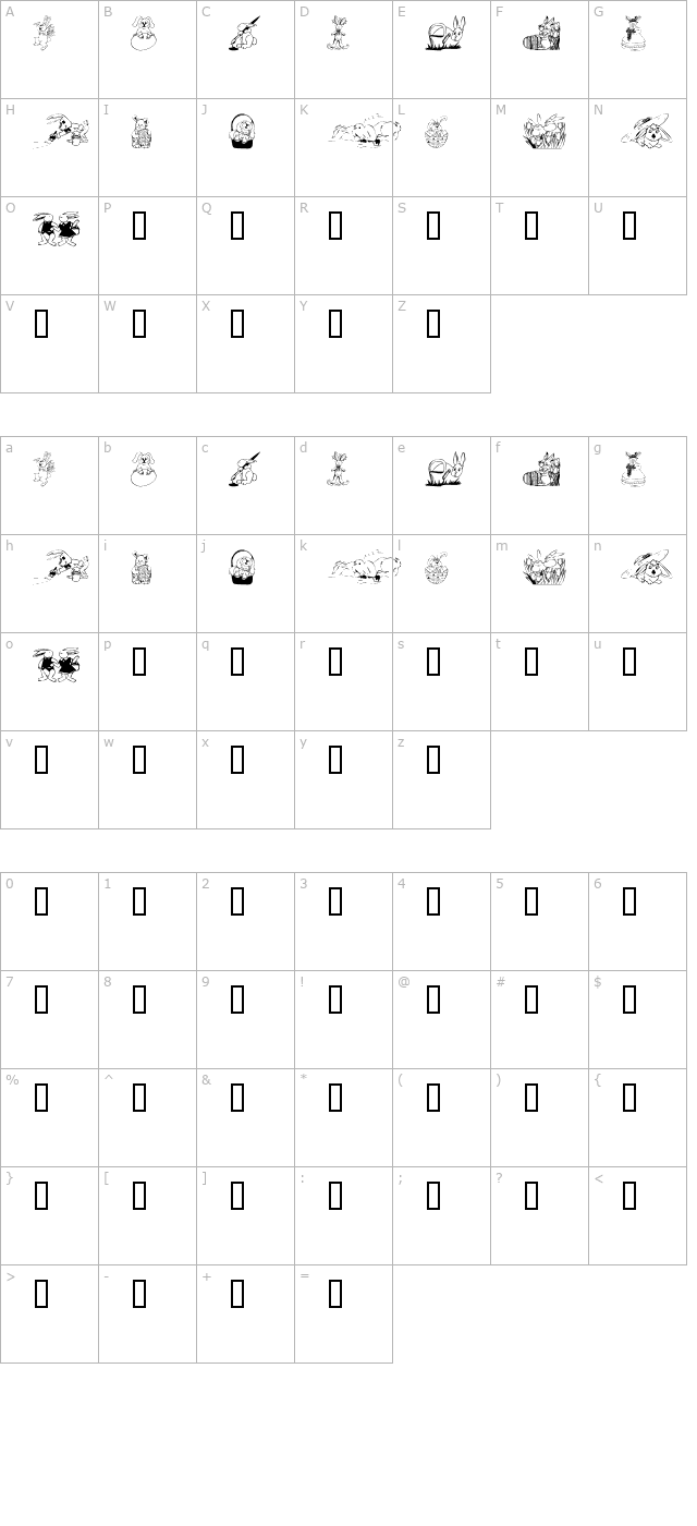 kr-easter-bunnies character map