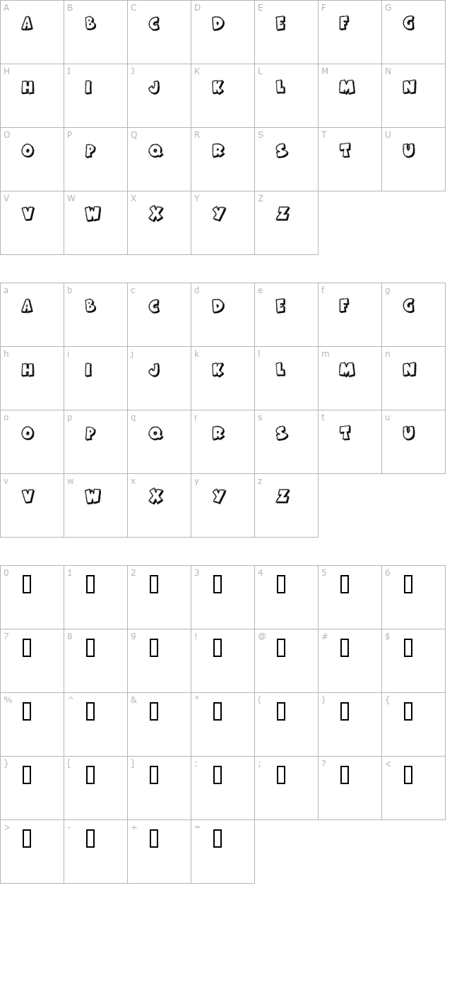 kr-frosted-cake character map