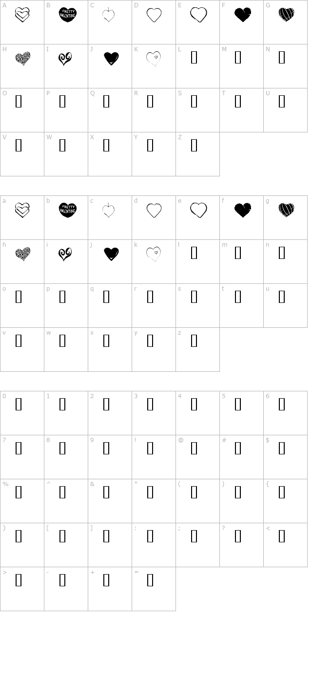 kr-heartfelt character map