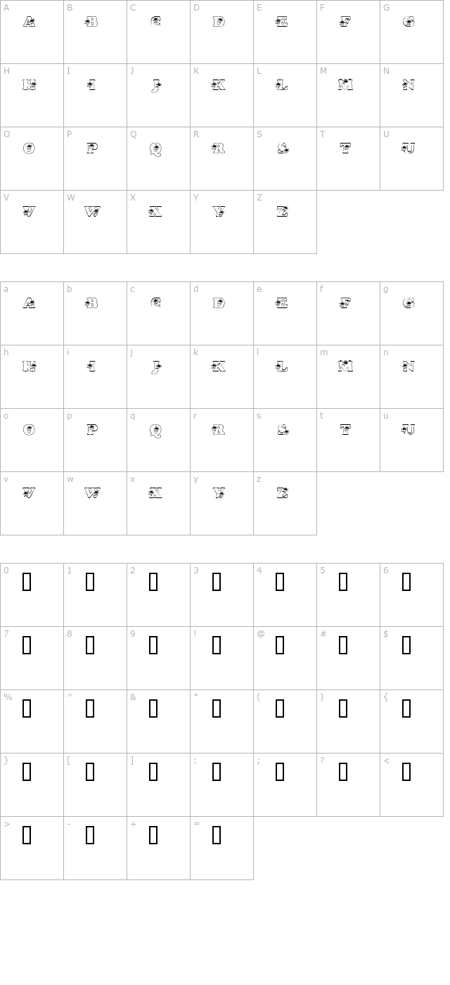 KR Hip Star character map