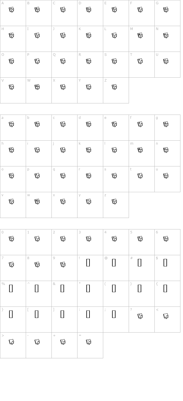 kr-school-days character map