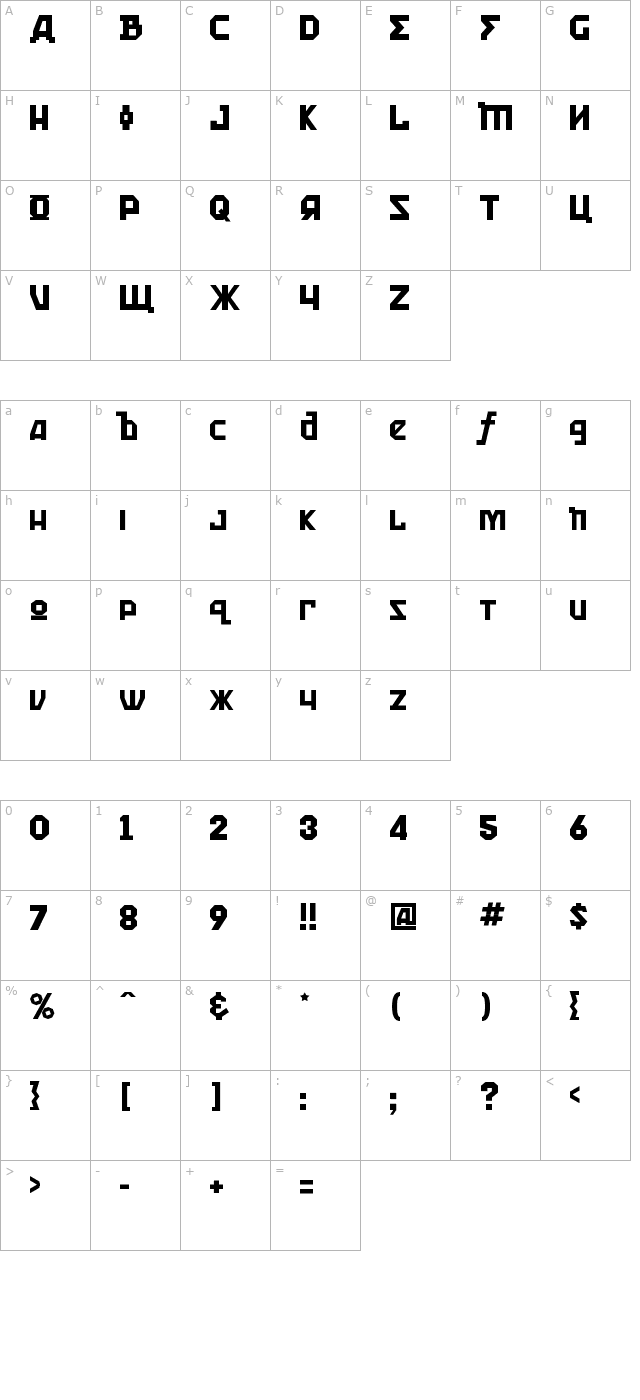 kremlin-kommisar character map