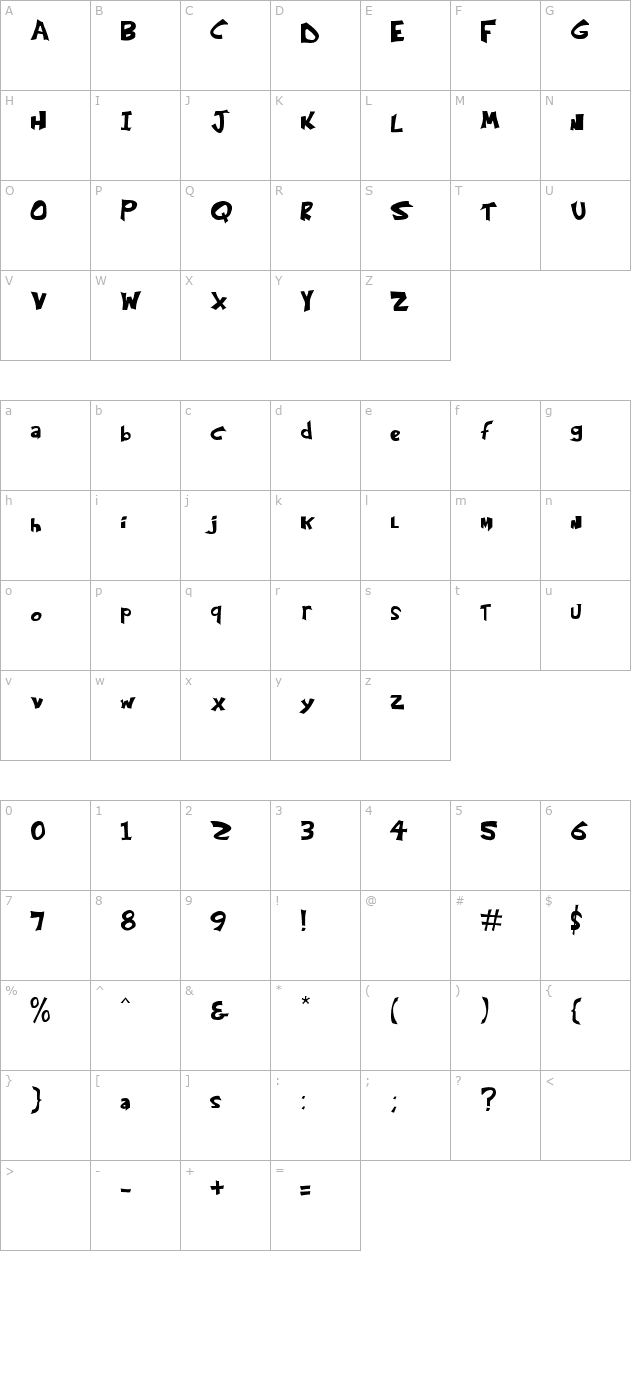 kringle-castle character map