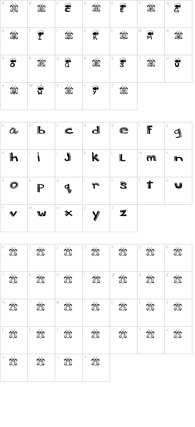 krisfly character map